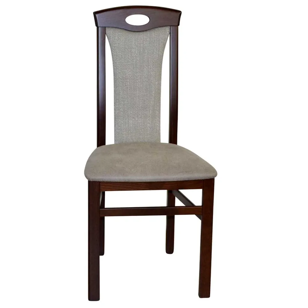 Wohnen Material Mix Stühle gepolstert - Silevos (2er Set)