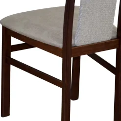 Wohnen Material Mix Stühle gepolstert - Silevos (2er Set)