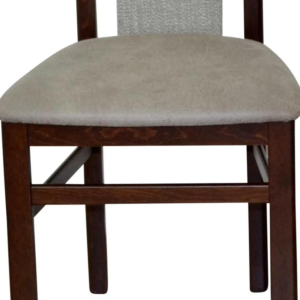 Wohnen Material Mix Stühle gepolstert - Silevos (2er Set)