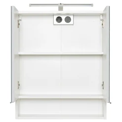 Wohnen Weiße Möbel|Badezimmer Komplett*Möbelprogramm fürs Bad in Grün - Loenixa (vierteilig)