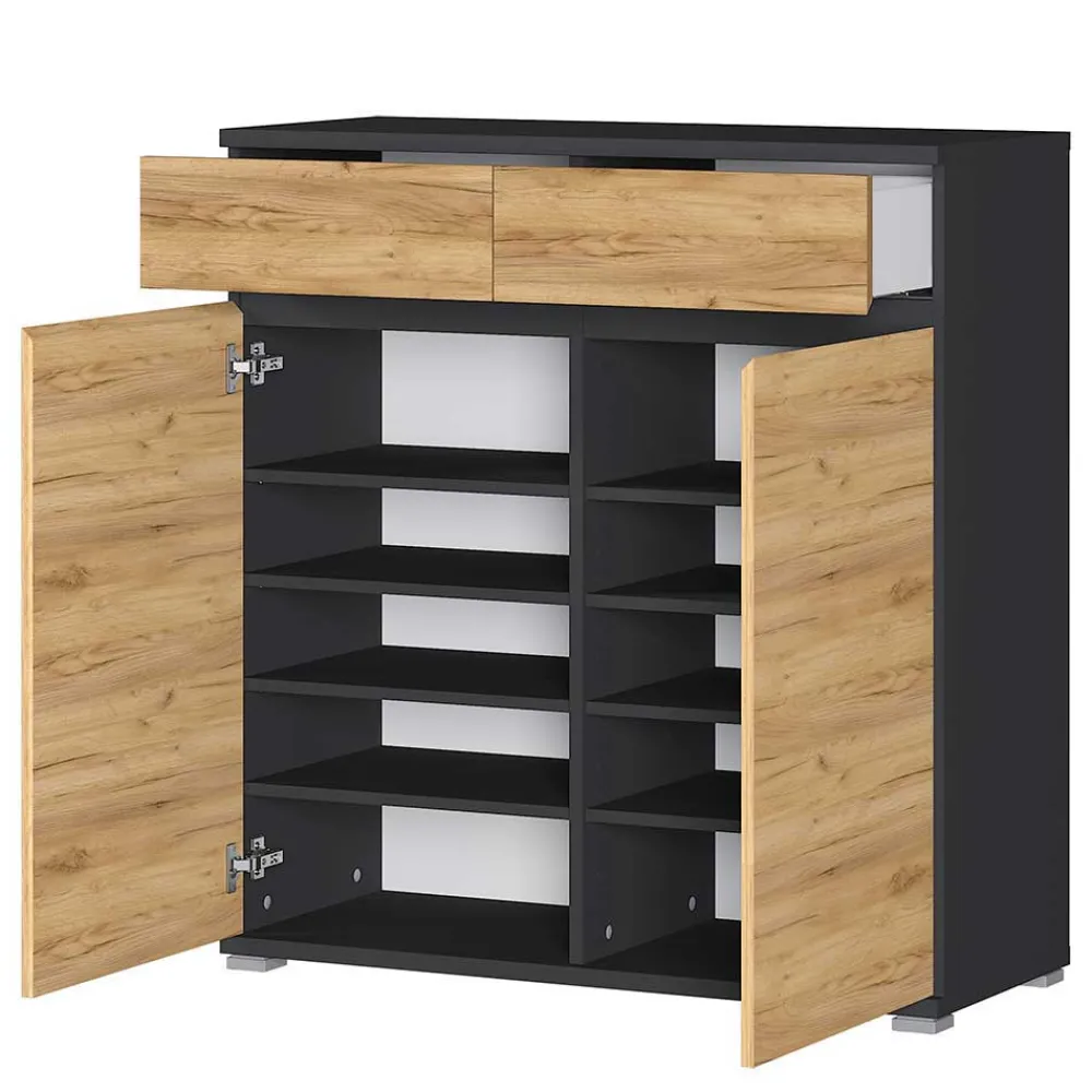 Wohnen Möbelset für Flur Einrichtung - Orsecca (fünfteilig)