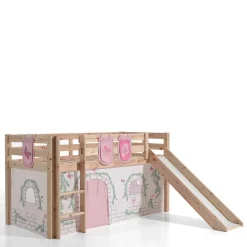 Wohnen Jugendbetten*Mädchen Abenteuer Hochbett in Kiefer Natur - Ashford