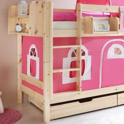Wohnen Kinderbetten|Kindermöbel*Mädchen Etagenbett Apel in Pink