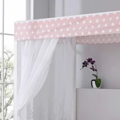 Wohnen Mädchen Himmelbett Emyta aus Kiefer Massivholz