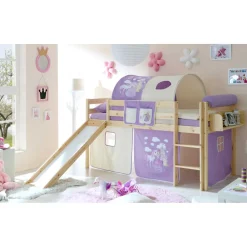 Wohnen Jugendbetten|Kinderbetten*Mädchen Hochbett Second mit Rutsche