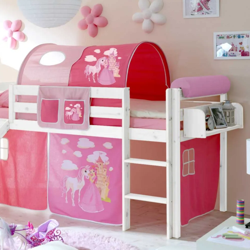 Wohnen Kinderbetten*Mädchen Hochbett Standos im Prinzessin Stil