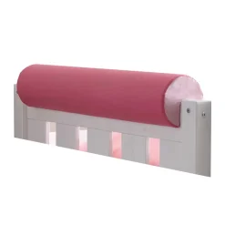 Wohnen Kinderbetten|Kindermöbel*Mädchen Rutsche Stockbett in Weiß Rosa Pink - Telvo