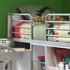 Kinder Wohnen Mädchen-Hochbett Trio in Rosa