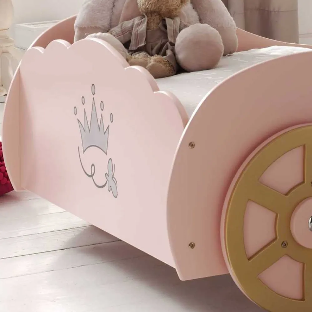 Wohnen Kinderbetten|Kindermöbel*Mädchen-Kinderbett Valentine als Auto