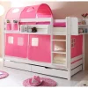 Wohnen Kinderbetten*Mädchenzimmer Etagenbett aus weißer Kiefer - Jionalla