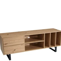 Wohnen Sideboards & Kommoden|Skandinavische Möbel*Medien Element in Wildeiche Holzoptik - Priazena