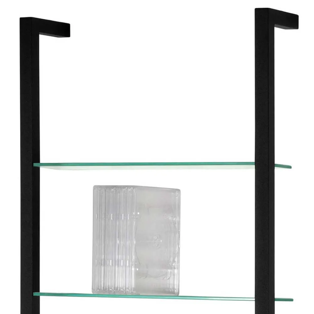 Wohnen Glasmöbel|Esszimmerregale*Medien Wand Regal mit 7 Glasböden - Clobia I