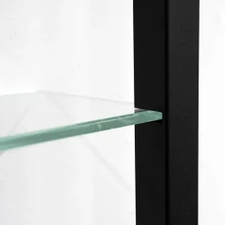 Wohnen Glasmöbel|Esszimmerregale*Medien Wand Regal mit 7 Glasböden - Clobia I