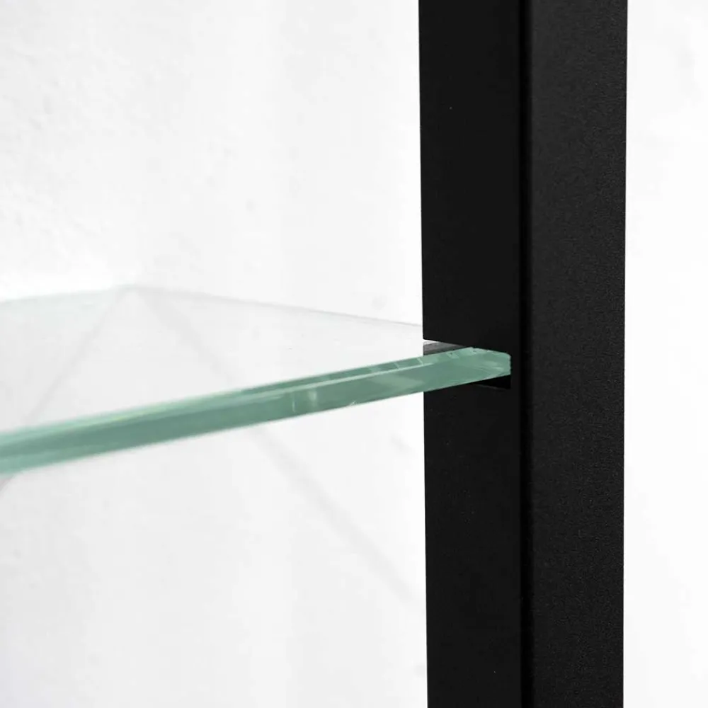 Wohnen Glasmöbel|Esszimmerregale*Medien Wand Regal mit 7 Glasböden - Clobia I