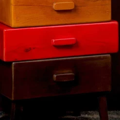 Wohnen Mehrfarbige Design Kommode aus Massivholz Grace Mango