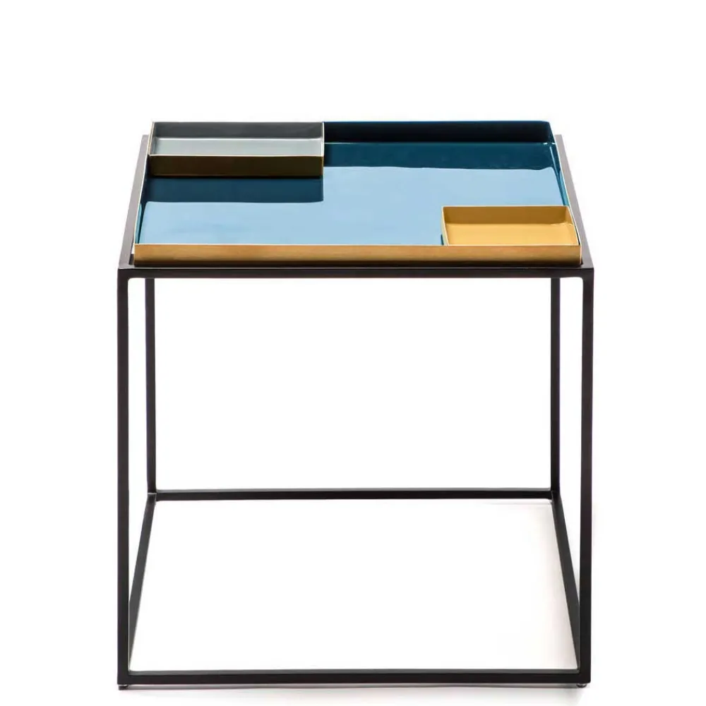 Wohnen Designermöbel*Mehrfarbiger Beistelltisch in 45x50x45 cm - Maximo
