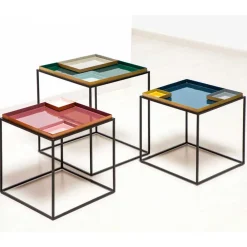 Wohnen Designermöbel*Mehrfarbiger Beistelltisch in 45x50x45 cm - Maximo