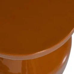 Wohnen Retro Möbel|Designermöbel*Metall Beistelltisch in Ocker glänzend - Svilia