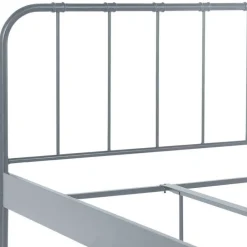 Wohnen Loft Möbel|Industrial Möbel*Metall Bett in Grau - Uvienna