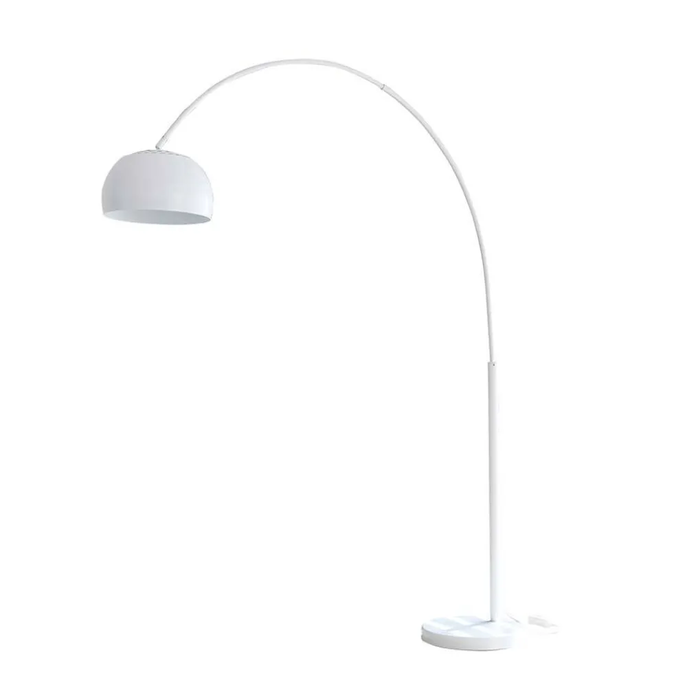 Wohnen Metall Bogen Stehleuchte in Weiß - Zitizen