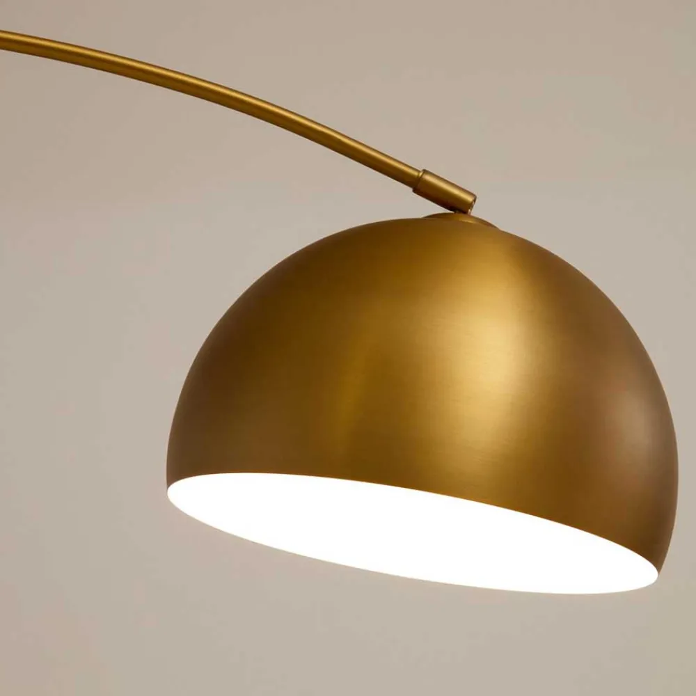Wohnen Metall Bogenlampe in Messing - Suomi