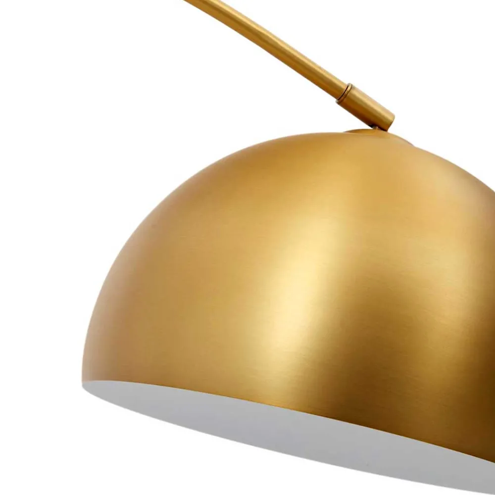 Wohnen Metall Bogenlampe in Messing - Suomi