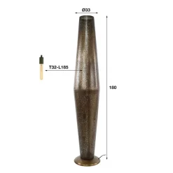 Wohnen Lampen & Leuchten*Metall Design-Stehleichte mit Lochmuster - Razmon