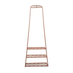 Wohnen Metall Garderobe in Rostfarben - Estren