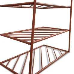 Wohnen Metall Garderobe in Rostfarben - Estren