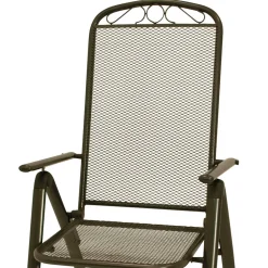 Wohnen Metall-Gartenmöbel*Metall Garten Klappstuhl in Grau - Rocasa (2er Set)