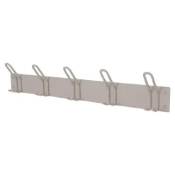 Wohnen Metall Hakenleiste pulverbeschichtet in Taupe - Borad