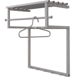 Wohnen Metall Hängegarderobe in Taupe - Solca