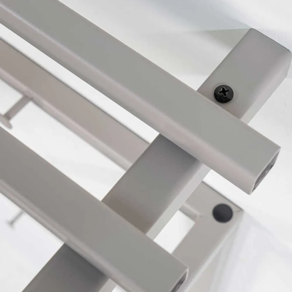 Wohnen Metall Hängegarderobe in Taupe - Solca