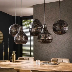 Wohnen Metall Hängelampe mit fünf Schirmen - Herri