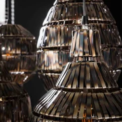 Wohnen Metall Hängelampe mit fünf Schirmen - Herri