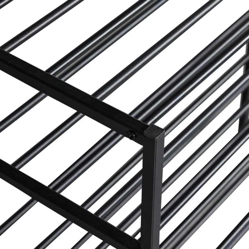 Wohnen Wohnzimmer-Regale|Esszimmerregale*Metall Schuhregal mit vier Gitterablagen - Greeceline