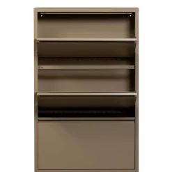 Wohnen Metall Schuhschrank in Beige - Izzymo