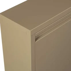 Wohnen Metall Schuhschrank in Beige - Izzymo
