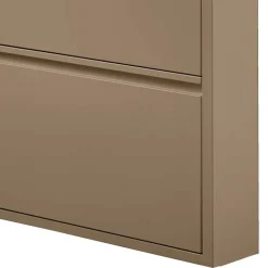 Wohnen Metall Schuhschrank in Beige - Izzymo