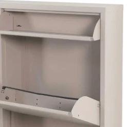 Wohnen Schuhschränke*Metall Schuhschrank in Taupe - Ruven