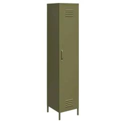 Wohnen Loft Möbel|Industrial Möbel*Metall Spind in Oliv Grün - Austral