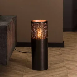 Wohnen Lampen & Leuchten*Metall Stehleuchte im Zylinder Design - Vacan