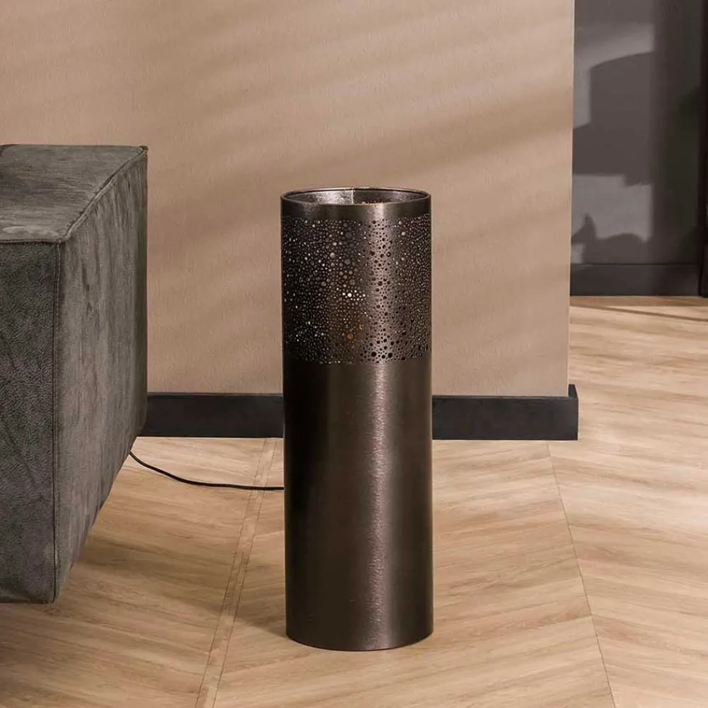 Wohnen Lampen & Leuchten*Metall Stehleuchte im Zylinder Design - Vacan