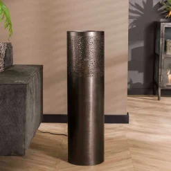 Wohnen Lampen & Leuchten*Metall Stehleuchte im Zylinder Design - Vacan