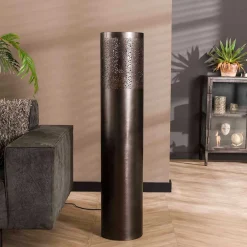 Wohnen Lampen & Leuchten*Metall Stehleuchte im Zylinder Design - Vacan