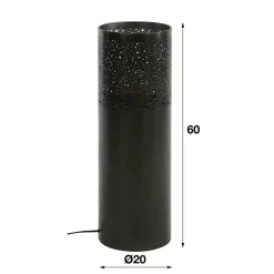 Wohnen Lampen & Leuchten*Metall Stehleuchte im Zylinder Design - Vacan