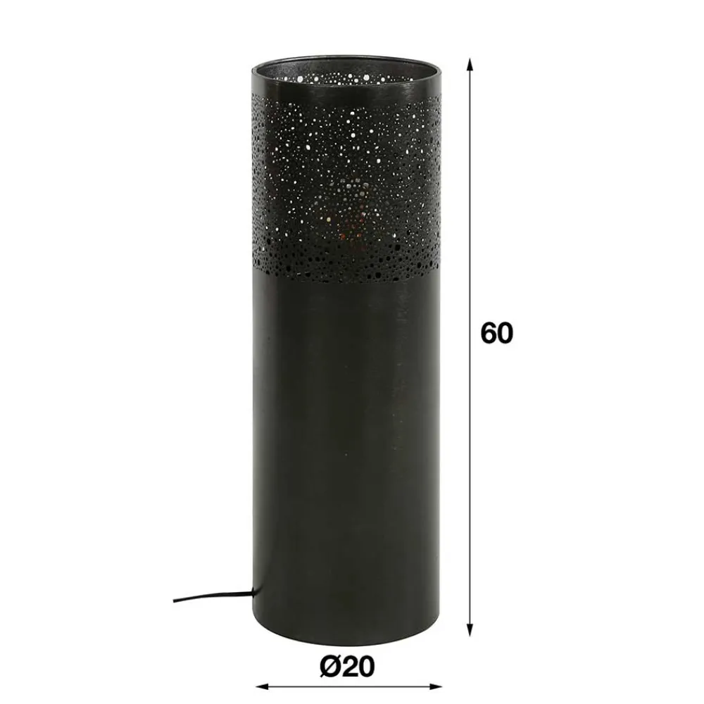 Wohnen Lampen & Leuchten*Metall Stehleuchte im Zylinder Design - Vacan
