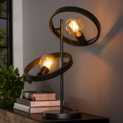 Wohnen Metall Tischlampe Industry - 2-flammig - Vorenza
