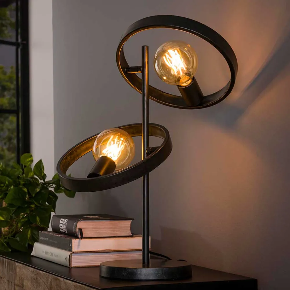Wohnen Metall Tischlampe Industry - 2-flammig - Vorenza