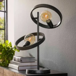Wohnen Metall Tischlampe Industry - 2-flammig - Vorenza